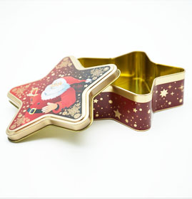 Christmas tin