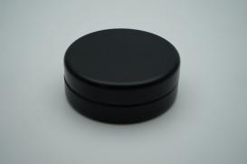 black candle tin