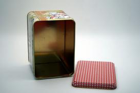 rectangular tin box